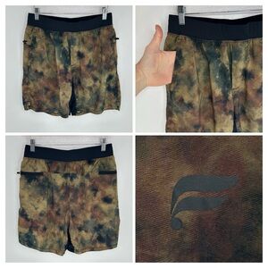 Fabletics Tie‎ Dye Athletic Shorts *Medium Active Yoga Running Training 28x6.5
